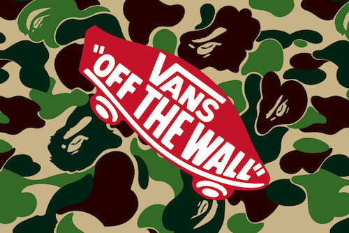 A BATHING APE® と VANS のコラボコレクションが発売。アパレルと