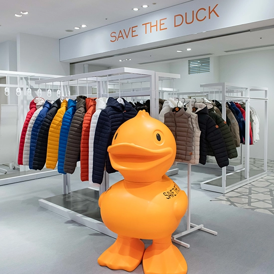 SAVE THE DUCKが大丸東京店に長期ポップアップストアを出店