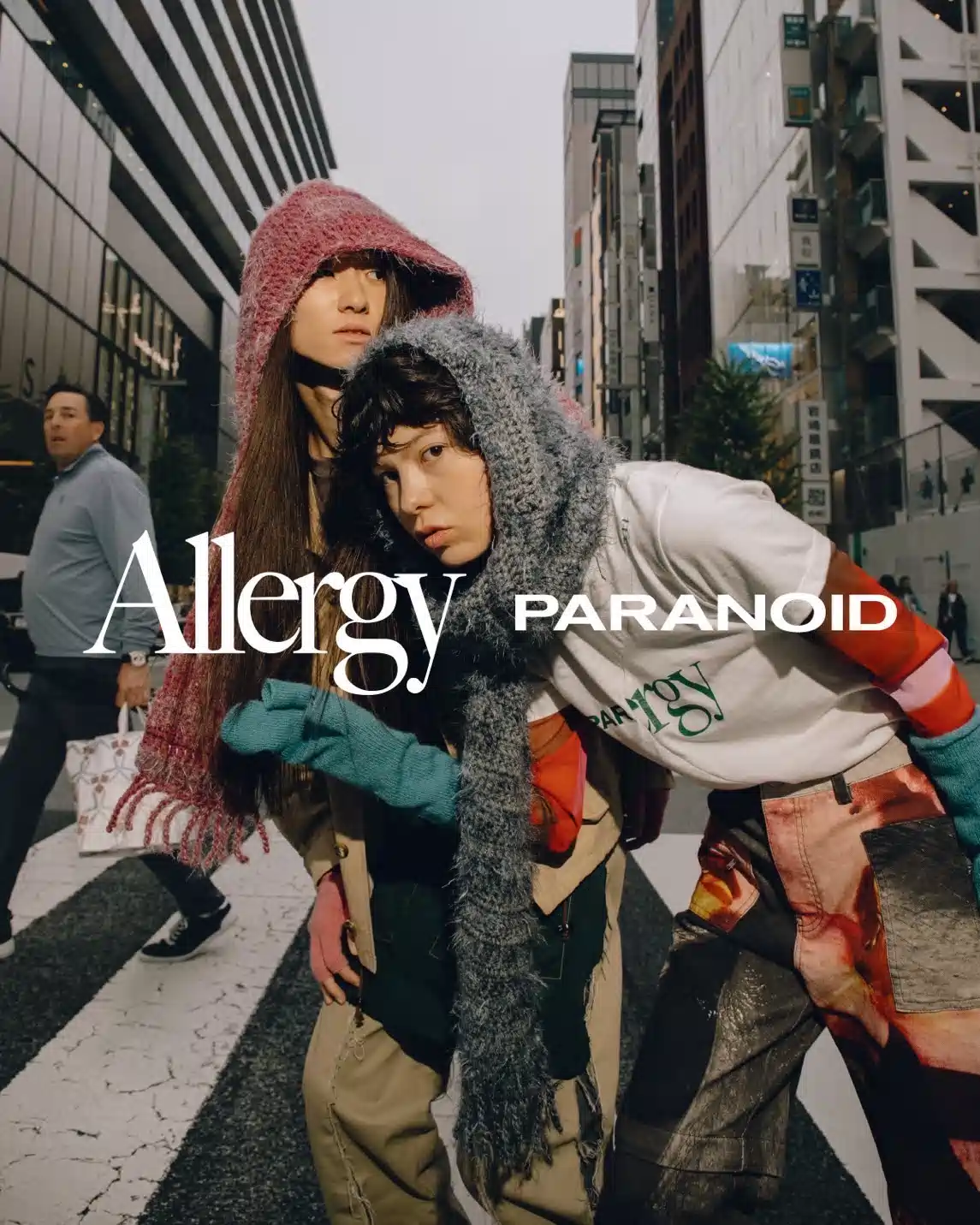 17000円に値下げ可能ですparanoid allergy フード付きマフラー