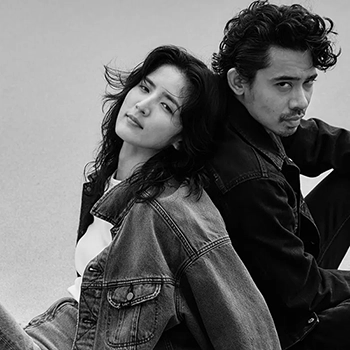 Leeの新ビジュアルに藤井萩花・今村怜央夫妻を起用、新楽曲も公開