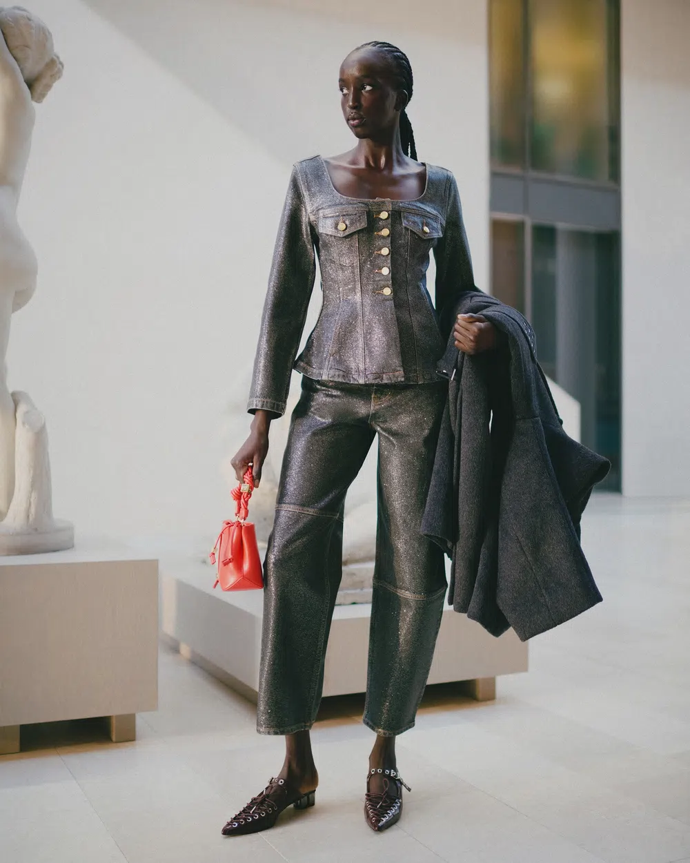 GANNI スキントップ GANNI 2025 AW Collection @ganni ⁡ 時を重ねた美しさや洗練され