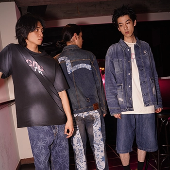GDCとEVISUがコラボ、9/6（土）にヴィンテージライクなデニムアイテム