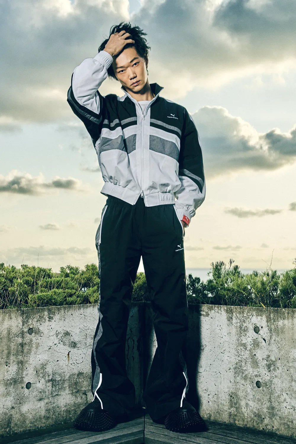 新作FUMITO GANRYU PUMAコラボ　トラックジャケットLサイズ PUMA、FUMITO GANRYUとの最新コラボコレクションを10/11（土）より発売