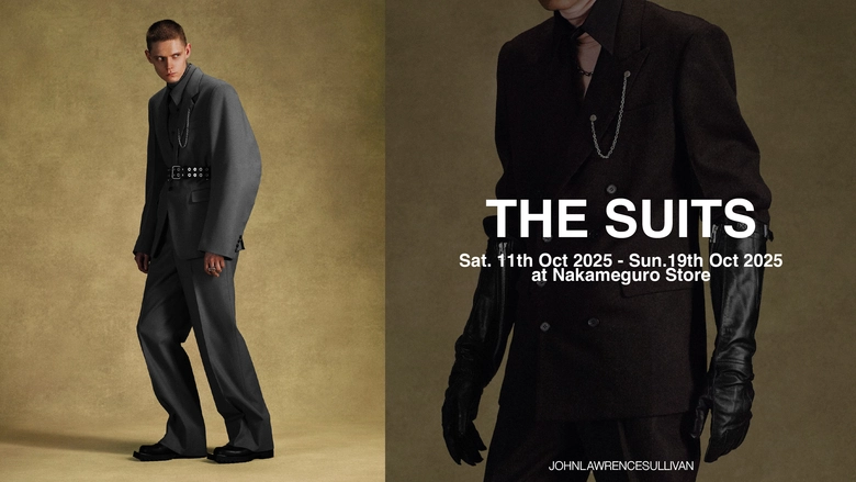 JOHN LAWRENCE SULLIVAN ブラックスーツ JOHN LAWRENCE SULLIVANの新定番スーツが12月8日に発売