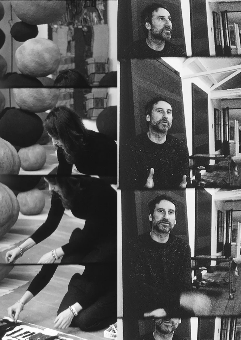 S.moriのサイン　タイトル「像のある街」（フランクフルト　アンマイン）　8号 S.moriのサイン タイトル「像のある街」（フランクフルト