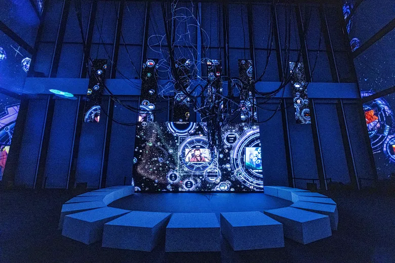 RAKUDO様の専門 攻殻機動隊展 Ghost and the Shell」、電脳空間へダイブする体験型大