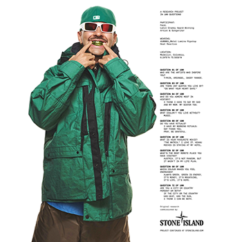 STONE ISLAND、温度によって色が変化する革新的素材を用いた「METAL