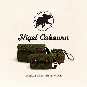 HUNTING WORLDとNigel Cabournがコラボ、ヴェンタイル採用のバッグ3型